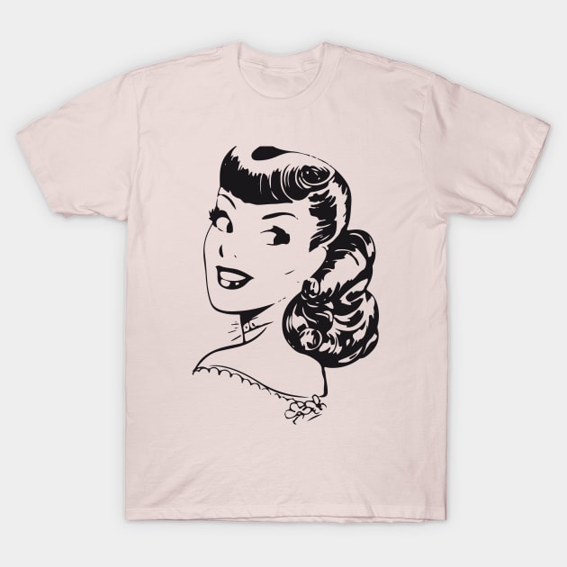 Vintage Babe T-Shirt by BitemarkMedia